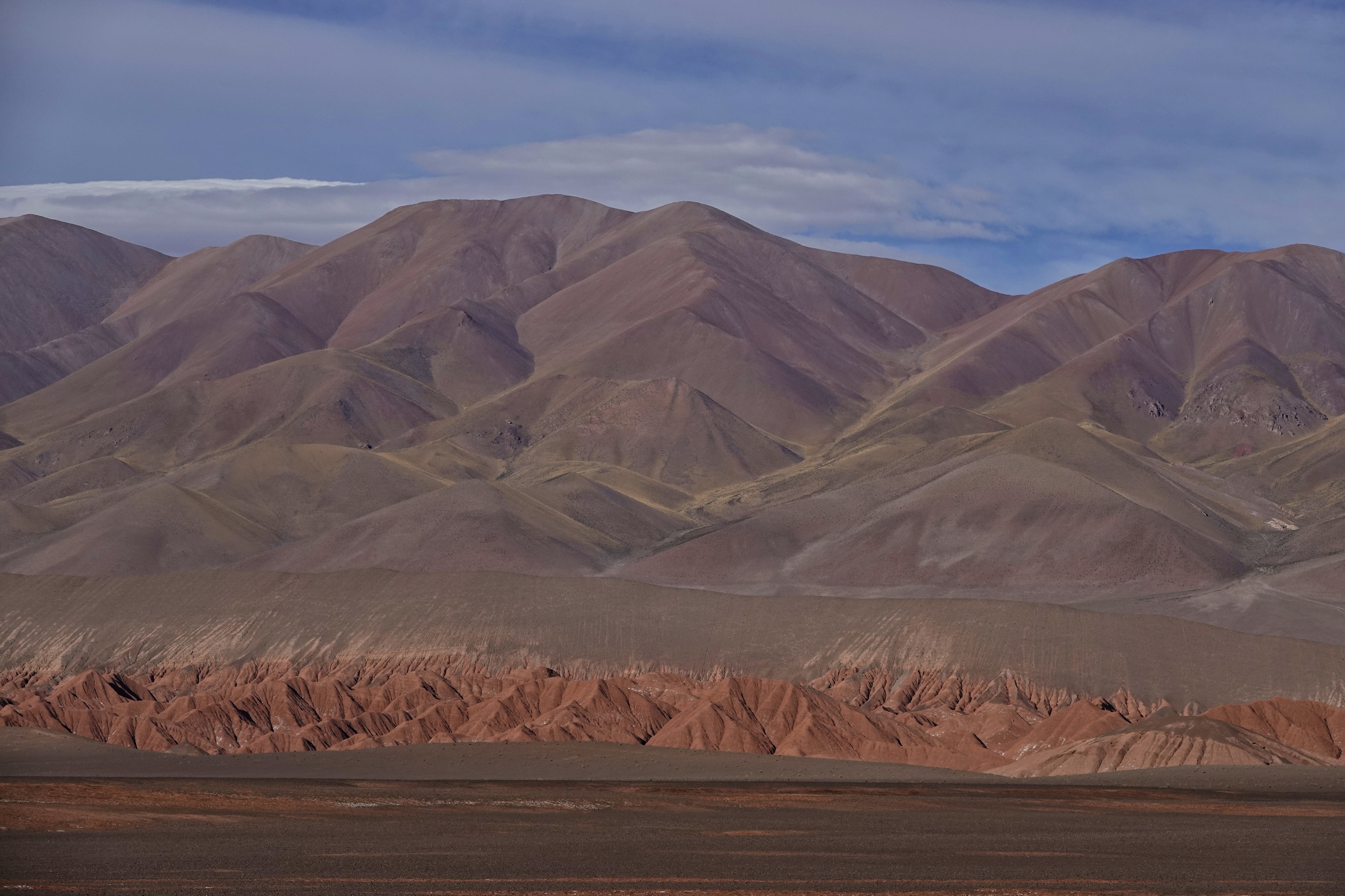 Montagnes rouges